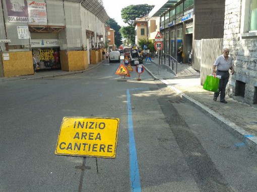 Via Volta cantiere luglio 2013