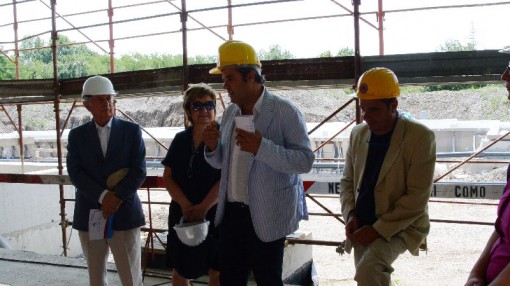 Visita al cantiere della piscina Lambrone Erba luglio 2013 (9)