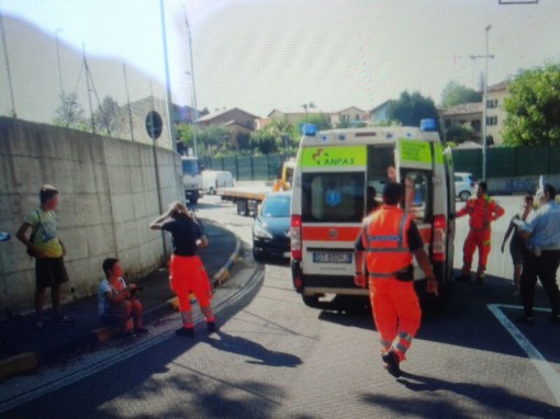 alzate incidente bicicletta como bergamo