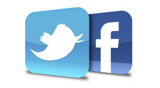 logo twitter e facebook