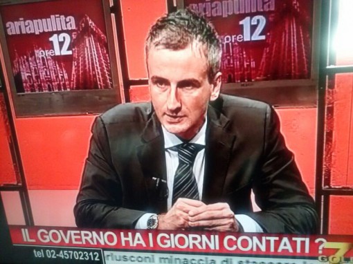 Alessandro Fermi su La7 settembre 2013
