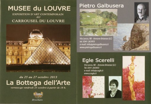 scegle e pietro galbusera al louvre
