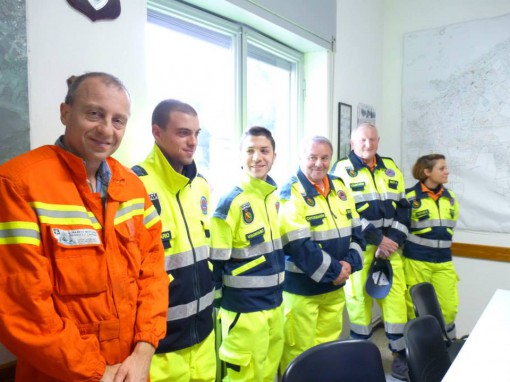 Protezione civile targa per roberto valsecchi albavilla novembre 2013 (1)