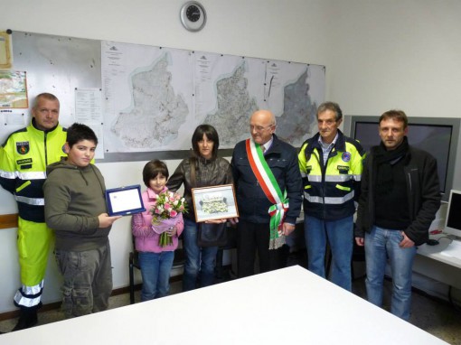 Protezione civile targa per roberto valsecchi albavilla novembre 2013 (4)