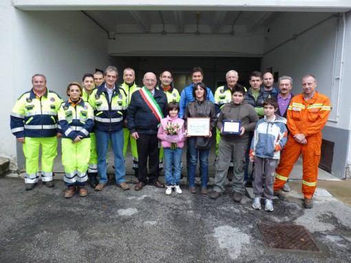 Protezione civile targa per roberto valsecchi albavilla novembre 2013 (5)