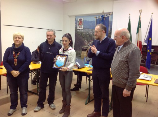 Alessandra Arcuri corsa Albavilla premiazione sportivi