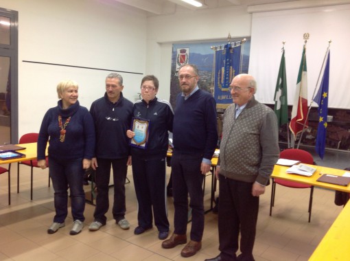Elisa Trombetta basket special olympics Albavilla premiazione sportivi