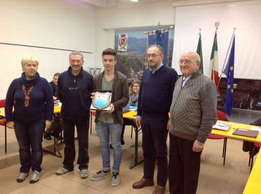 Ottavio Dotti ciclismo Albavilla premiazione sportivi