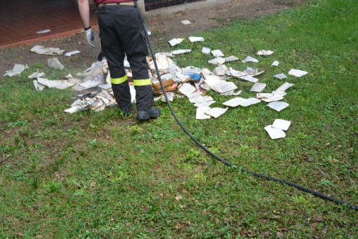 Incendio via della liberta Erba gennaio 2014 (3)