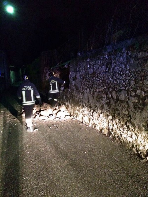 Via Garibaldi Erba muro crollato gennaio 2014 (2)