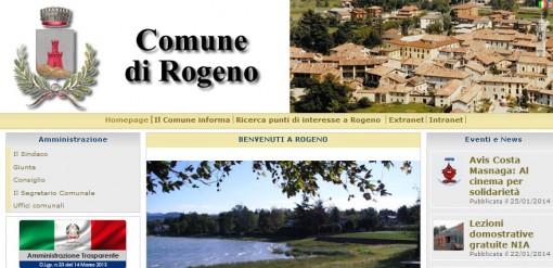 comune rogeno sito