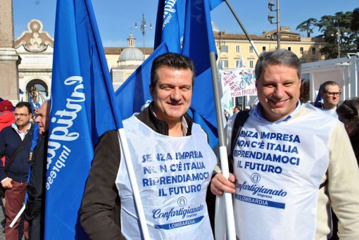 Mobilitazione generale Roma imprenditori confartigianato febbraio 2014 (3)