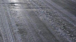 Strada ghiacciata Baggero febbraio 2014