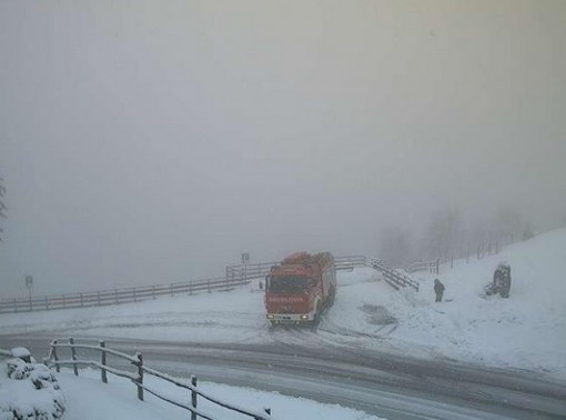 vigili del fuoco a sormano