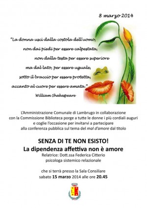 Festa della donna serata a Lambrugo