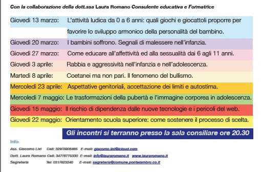 Serate genitori Ponte programma