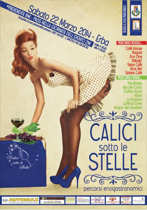 calici sotto le stelle