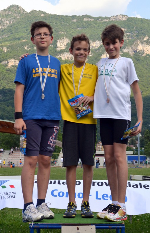 Atletica Erba podio corti alex