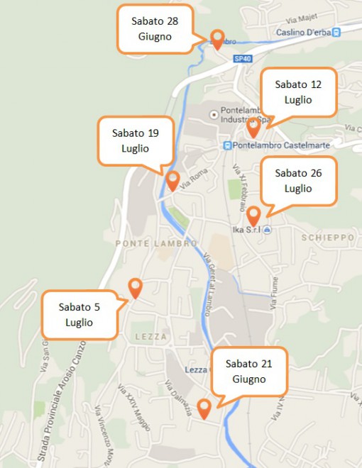 Incontri pubblici amministrazione Ponte Lambro