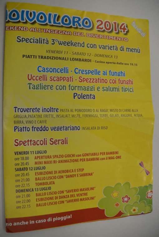 Noivoiloro week-end giugno e luglio Erba (3)