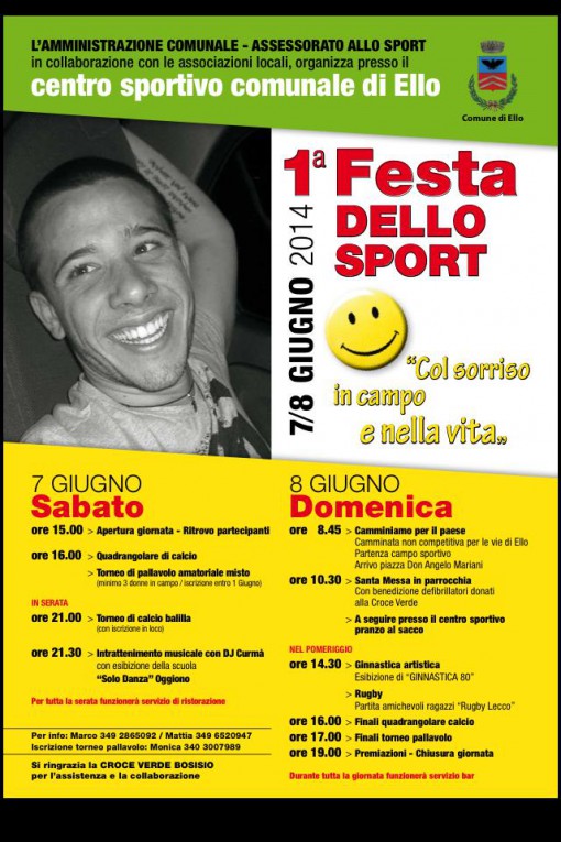 festa dello sport ello