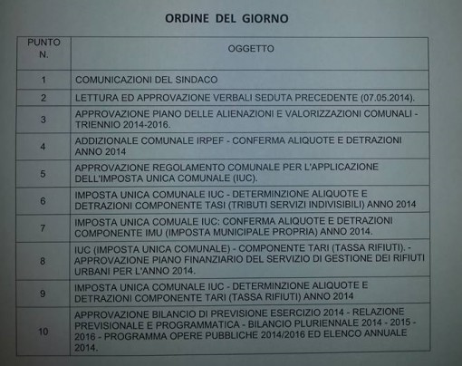 Consiglio comunale Lambrugo