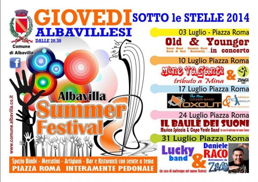 Giovedi albavillesi albavilla summer festival luglio 2014