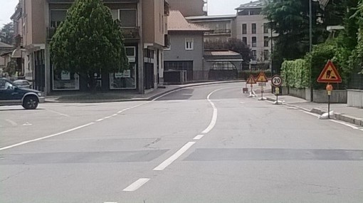 Lavori ponte della stazione via Leopardi Erba luglio 2014 (2)