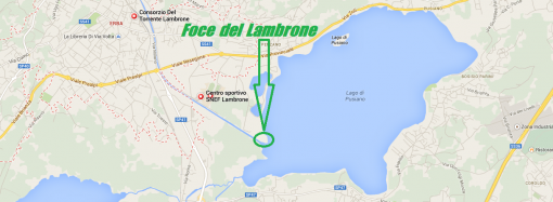 Pesca didattica Lambrone cartina