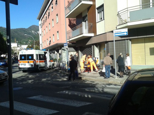 Caduta piazza Matteotti Erba ottobre 2014