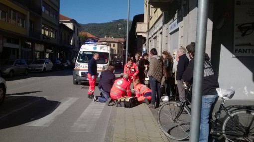 Incidente Erba donna investita corso XXV Aprile ottobre 2014