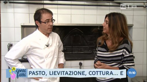 Damiano Fumagalli in tv A conti fatti Rai1 Caslino novembre 2014