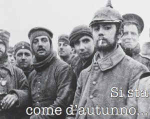 Si sta come d'autunno