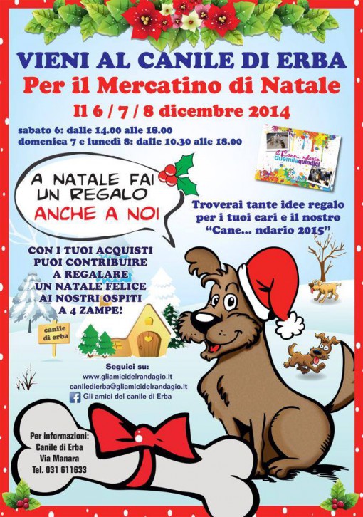 Mercatino natale canile