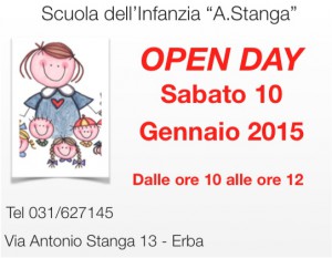 Open day scuola dell'infanzia Stanga Erba