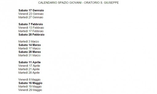 Spazio giovani oratorio Albese