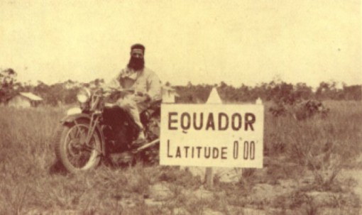 padre Aristide all'equatore