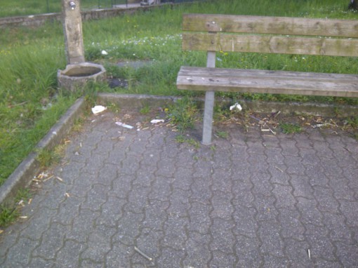 Il parco di via Cadea