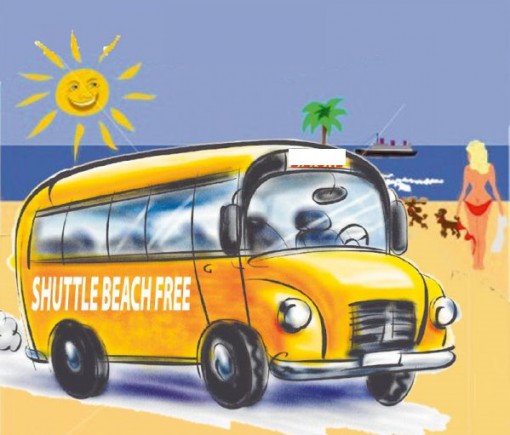 bus spiaggia