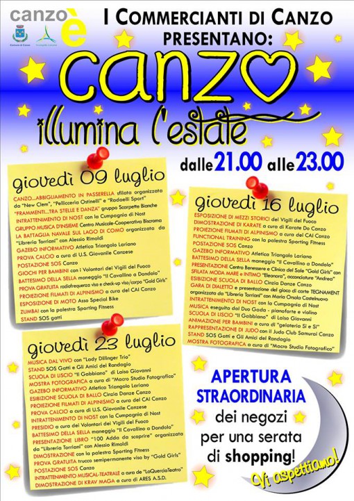 canzo illumina l'estate