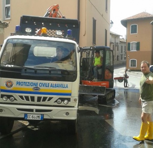 alserio_pulizia_roggia_protezione_civile_albavilla