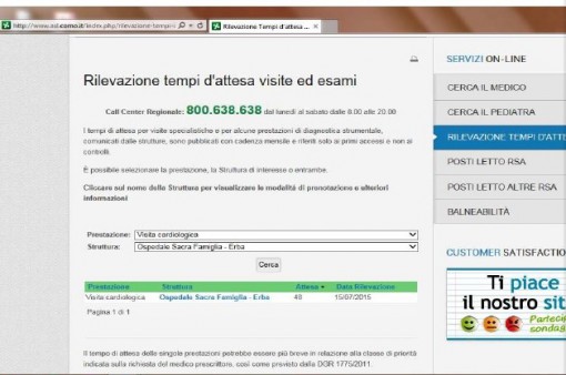 tempi di attesa erba