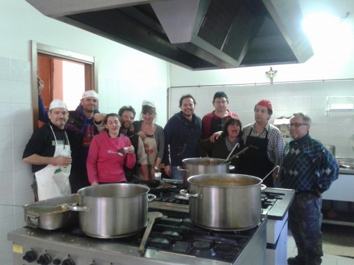 Castagnata - staff cucina Associazione Cacciatori