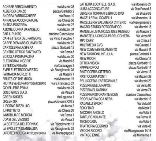 commercianti natale canzo