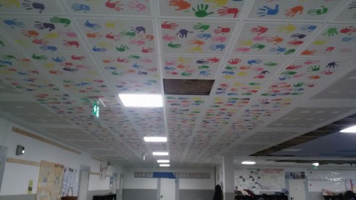 controsoffito scuola lurago