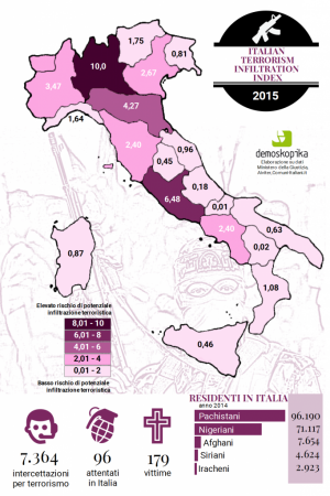 infografica mappa terrorismo