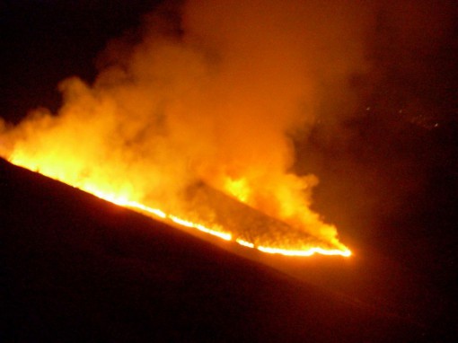 Incendio al Pian del Tivano (4)
