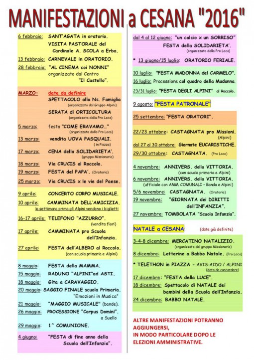 MANIFESTAZIONI 2016_cesana