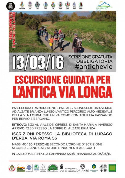 ESCURSIONE GUIDATA PER L'ANTICA VIA LONGA