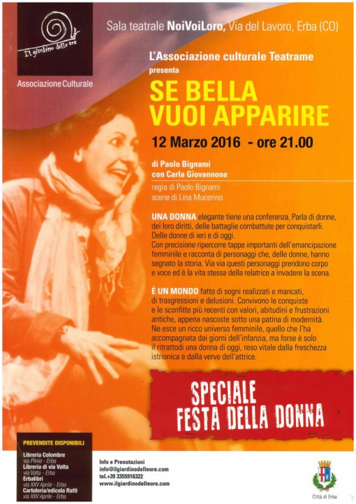 se bella vuoi apparire
